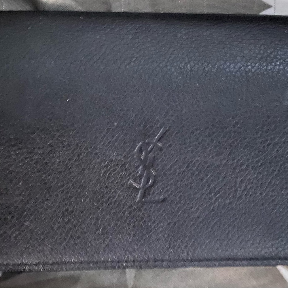 Yves Saint Laurent Classic Black Leather Wallet